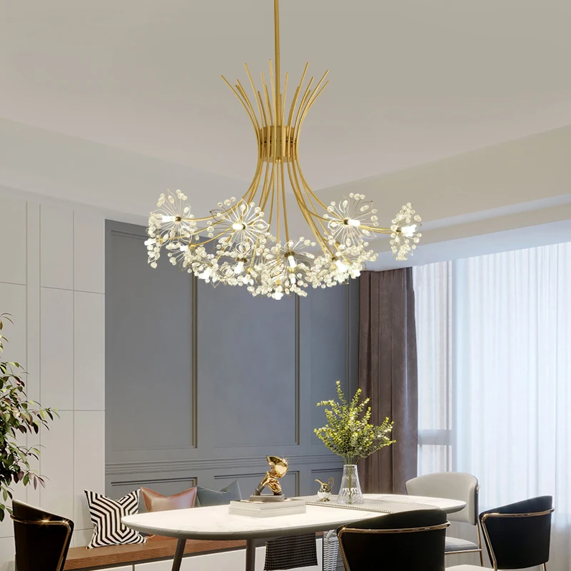 G4-Lámpara LED de araña de cristal, iluminación moderna para comedor, brillo, lámpara Luminaria, AliLamp