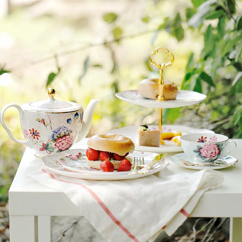 Набор чашек для чая в европейском стиле винтажная чашка кофе из фарфоровой