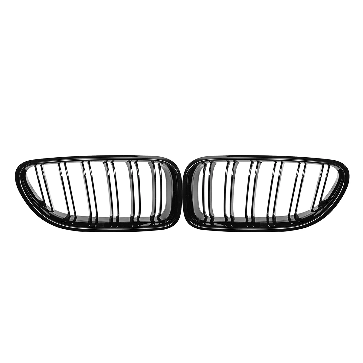 2 пары-планка ABS черный глянец почек гоночный автомобиль решетка для BMW M6 640i 650i F06 F12
