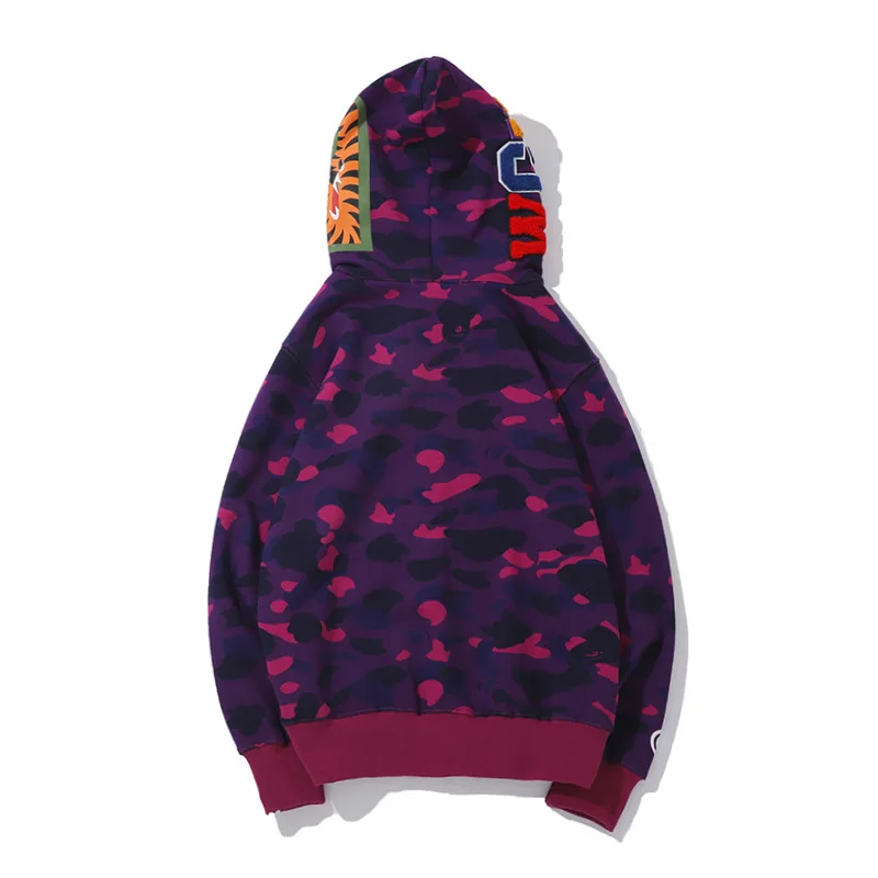 

Bape Hoodies Winter Camouflage Men Sweatshirt Youth Casual Hooded Coat Tracksuit Couple Clothing Lounge Wear