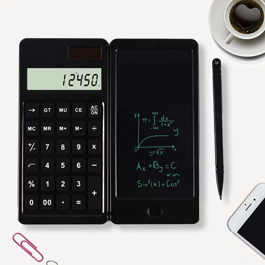 Foldable High-quality with Stylus Calculator Digital Writing Tablet Eye Protection for Children | Calculators