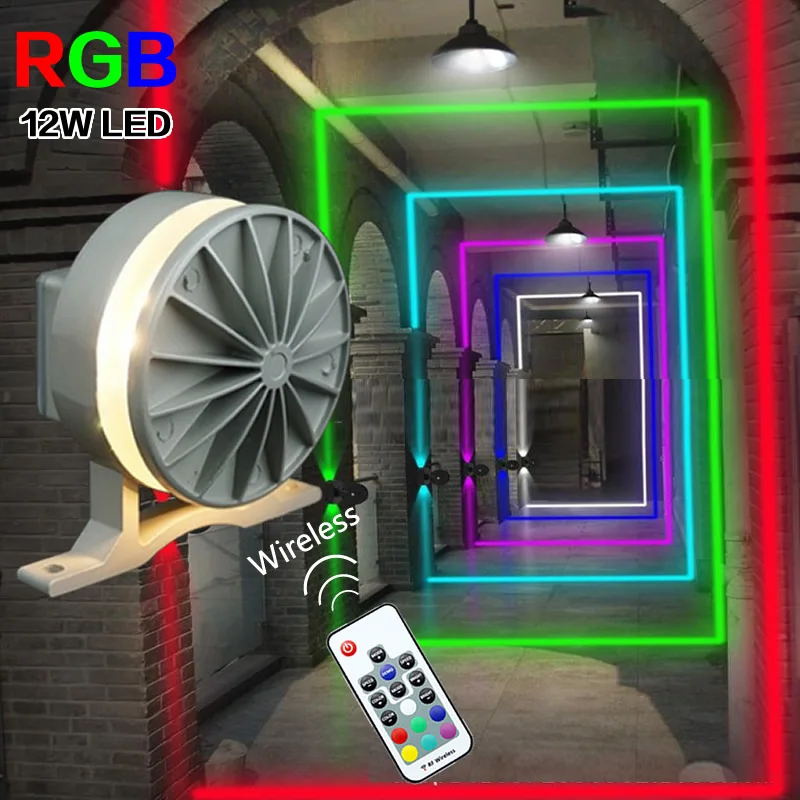 Светодиодный RGB светильник для подоконника настенный окон KTV виллы дверей отеля