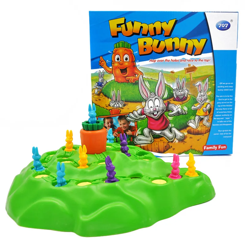 

Children Board Game Rabbit Cross Country Competition Children's Puzzle Game Parenting Intelligence Board Game Family Party Game