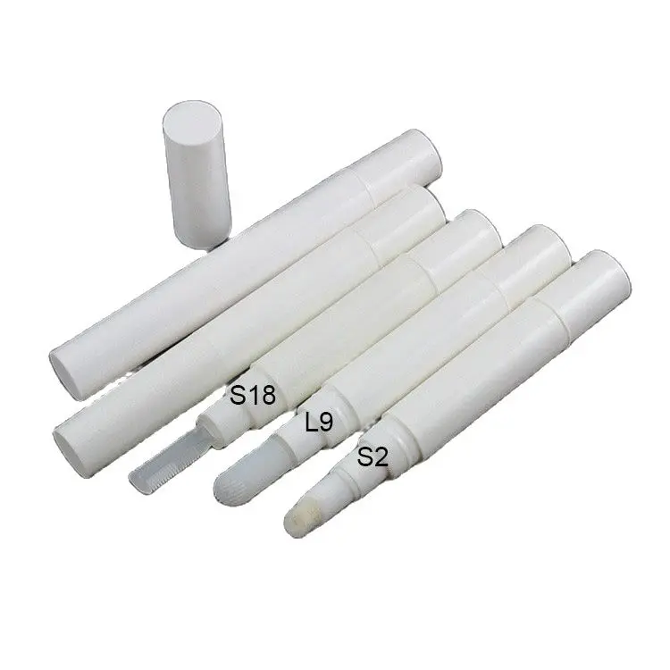 Белая пластиковая Косметическая ручка для блеска губ 5 мл бальзам тушь ресниц