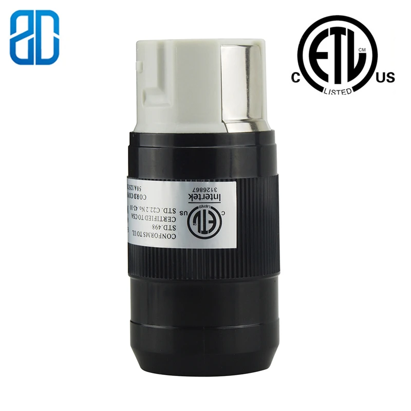 Nema SS 2-50R Anti-drop Industrial Groungding Locking Connector Converter Plug Socket Connect Power Cable Cord 50A 125V/250V | Электроника