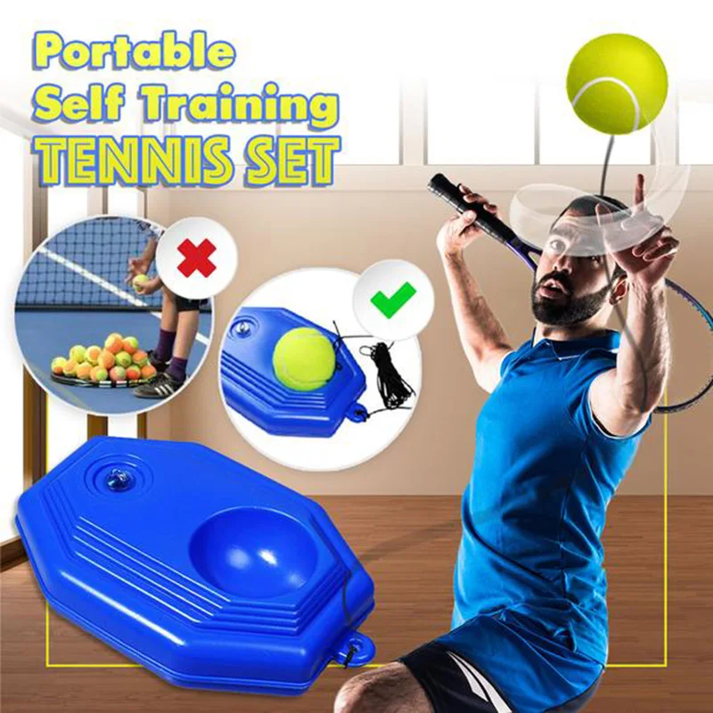 

Intensive Tennis Trainer Tennis Practice Single Self-Study Training Rebound Tool C44