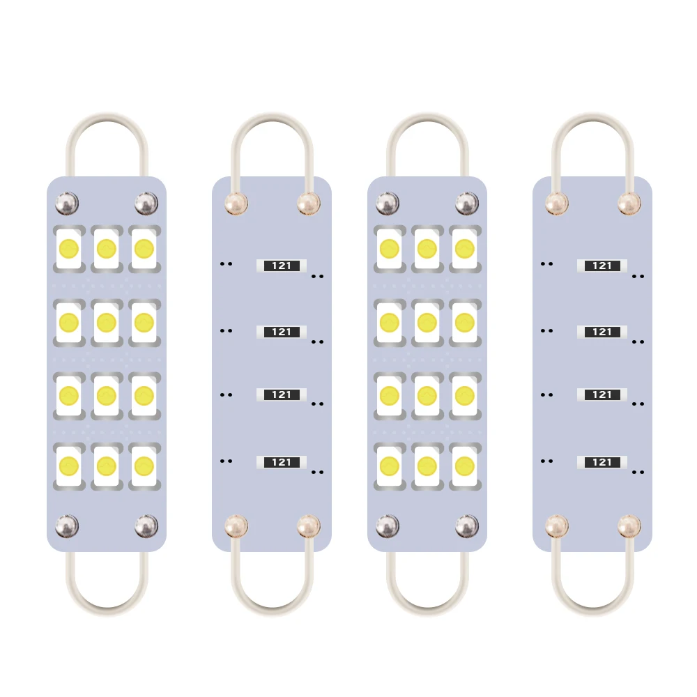 

2x C5W C10W светодиодный лампы Canbus Festoon-31MM 36 мм 39 мм 41 мм 3030 чип без ошибок для салона автомобиля верхсветильник свет светильник для чтения 12 В/24 В