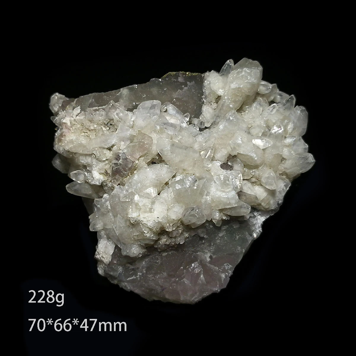 

228g B1-2 Natural Calcite Fluorite Mineral Crystal Specimen Collection Decoration from Fujian Province, China