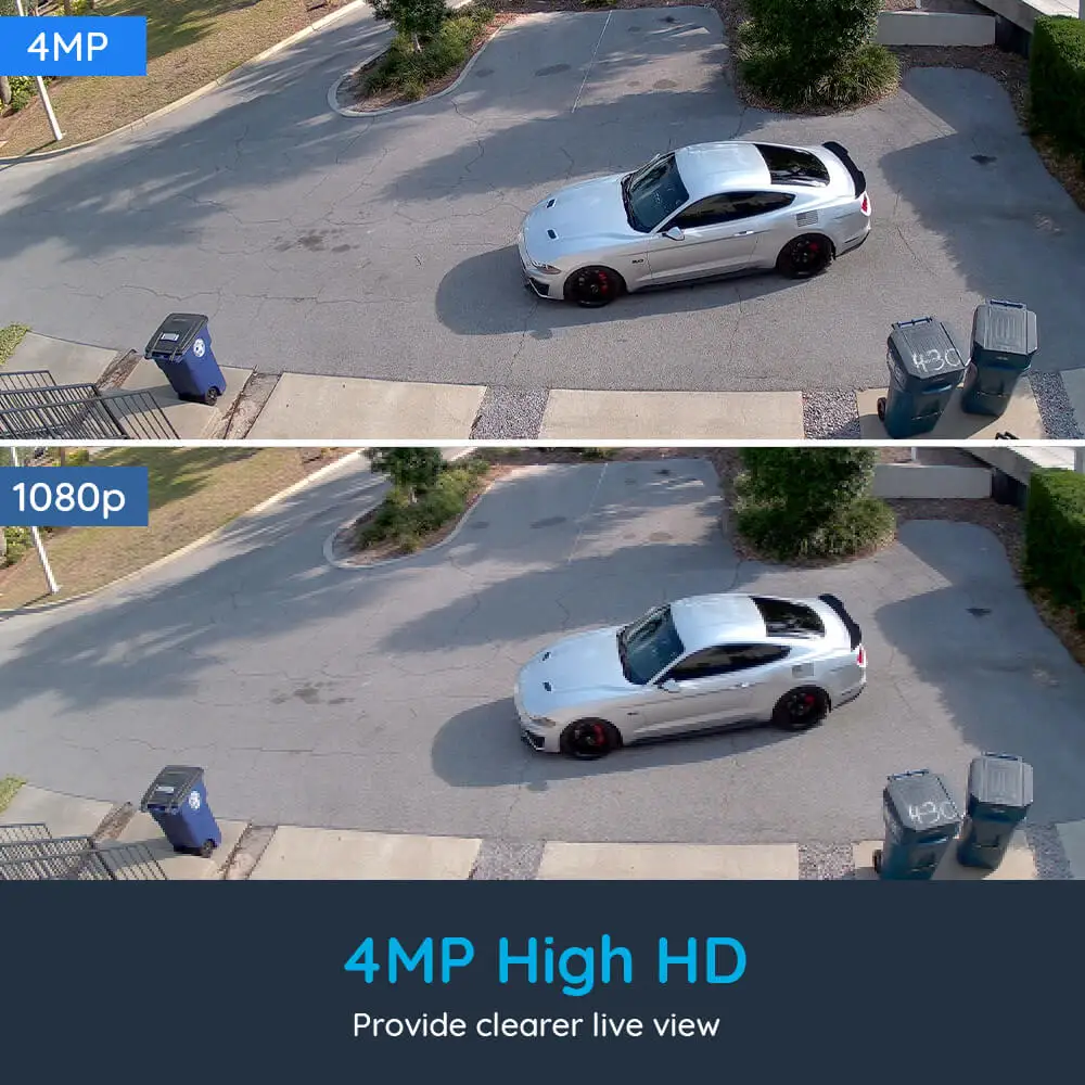 Reolink Argus 3 4MP IP WiFi Security Camera Outdoor Battery Power Human&ampCar Detection Color Night PIR 2-way Audio Surveil |