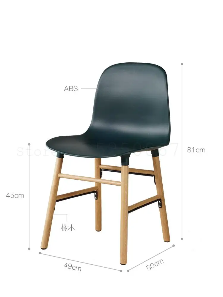 Небольшой семейный стул из массива белого дуба индивидуальный для одного