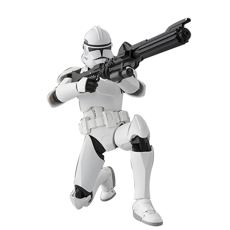 Звездные войны СВЧ Клон Trooper FASE II/FASE I капитан ПВХ фигурка Коллекционная модель