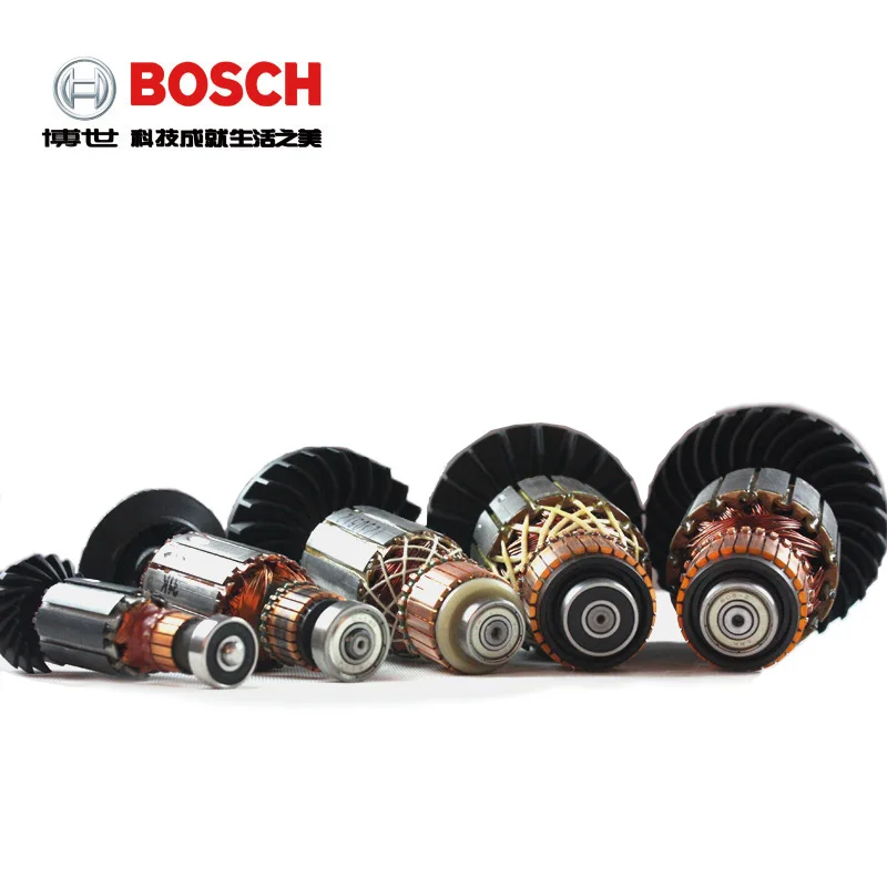Bosch Подлинная оригинальная ручная дрель угловая шлифовальная машина Ударная дрель Электрический отбойный молоток двигатель ротор ремонт аксессуары