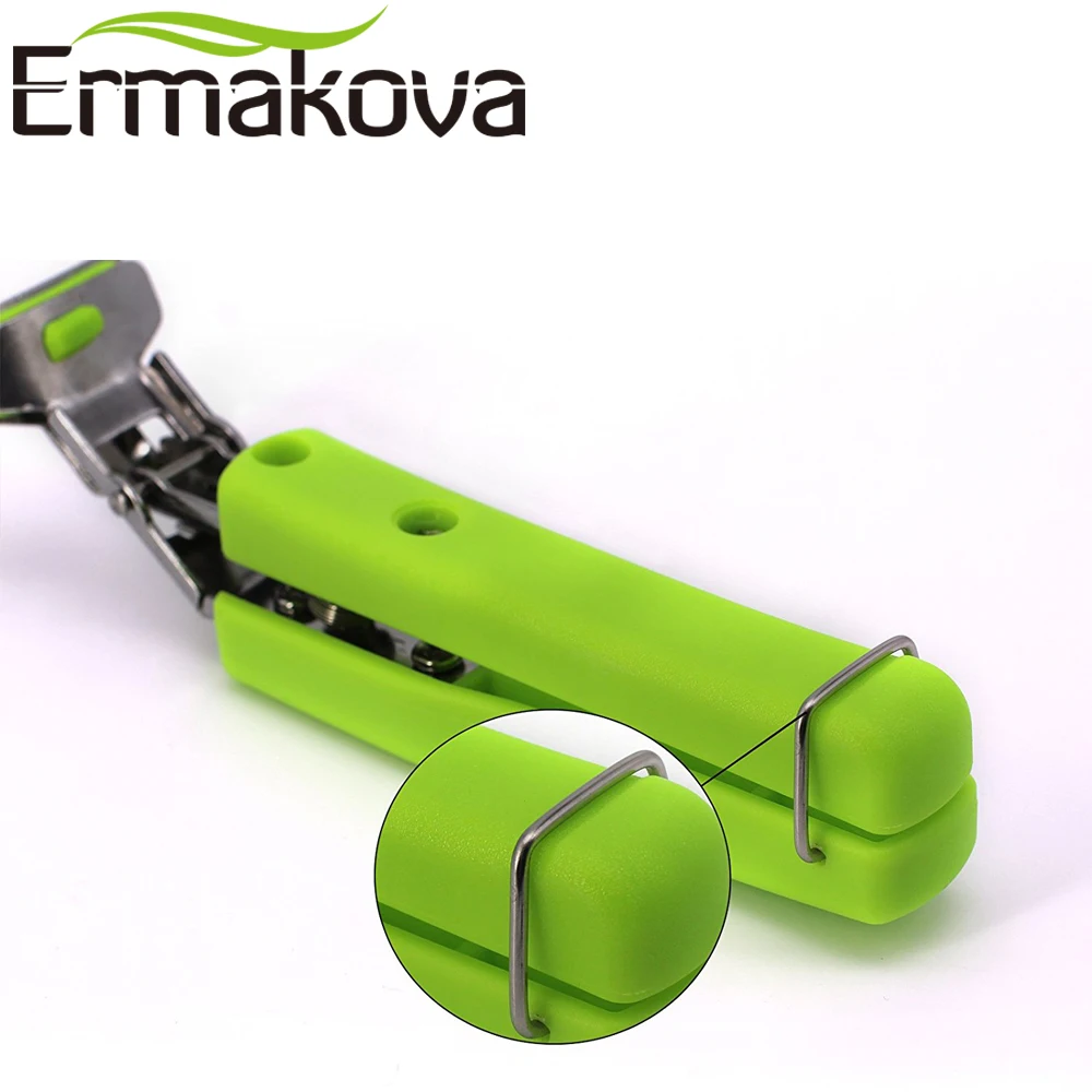 ERMAKOVA горячий держатель для миски, блюдо, зажим для кастрюли, сковорода, зажим для горячего блюда, тарелка, зажим для чаши, щипцы, силиконовая ручка, кухонный инструмент