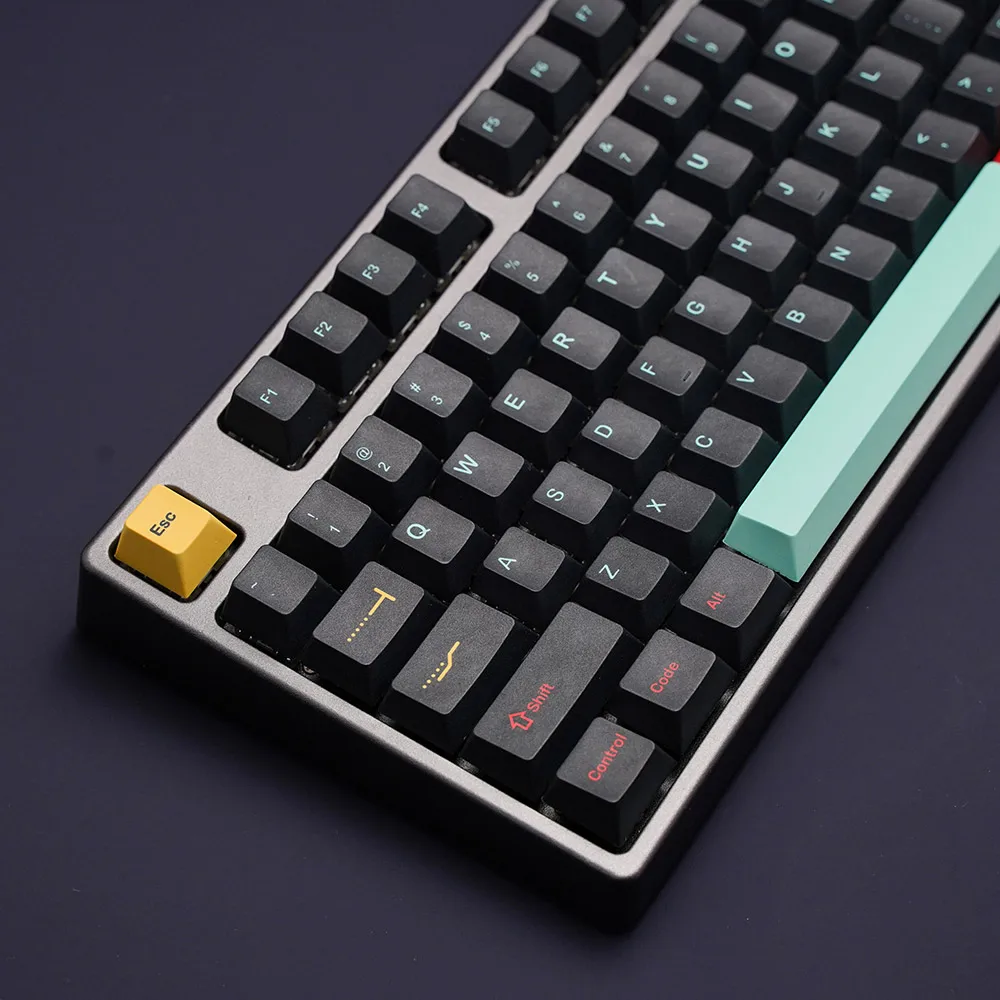 Фото GMK Metropolits Keycap Cherry Prolife ISO Enter Полные наборы PBT 5-лицевой DYE Subbed 6,25U 7U Клавиши пробела для механической клавиатуры №1