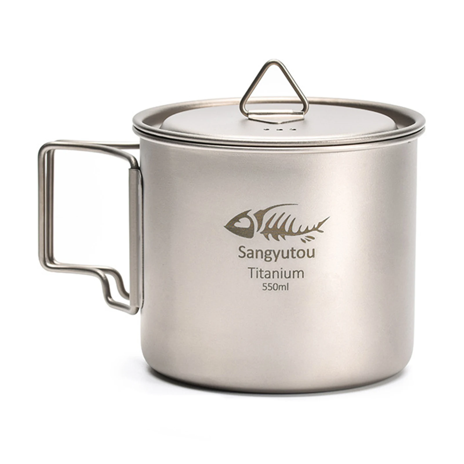 

450/550/750ml Ultralight Titanium Cup Folding Outdoor Portable Water Cup Mug Tableware Cooking Pot For Camping Picnic Traveling