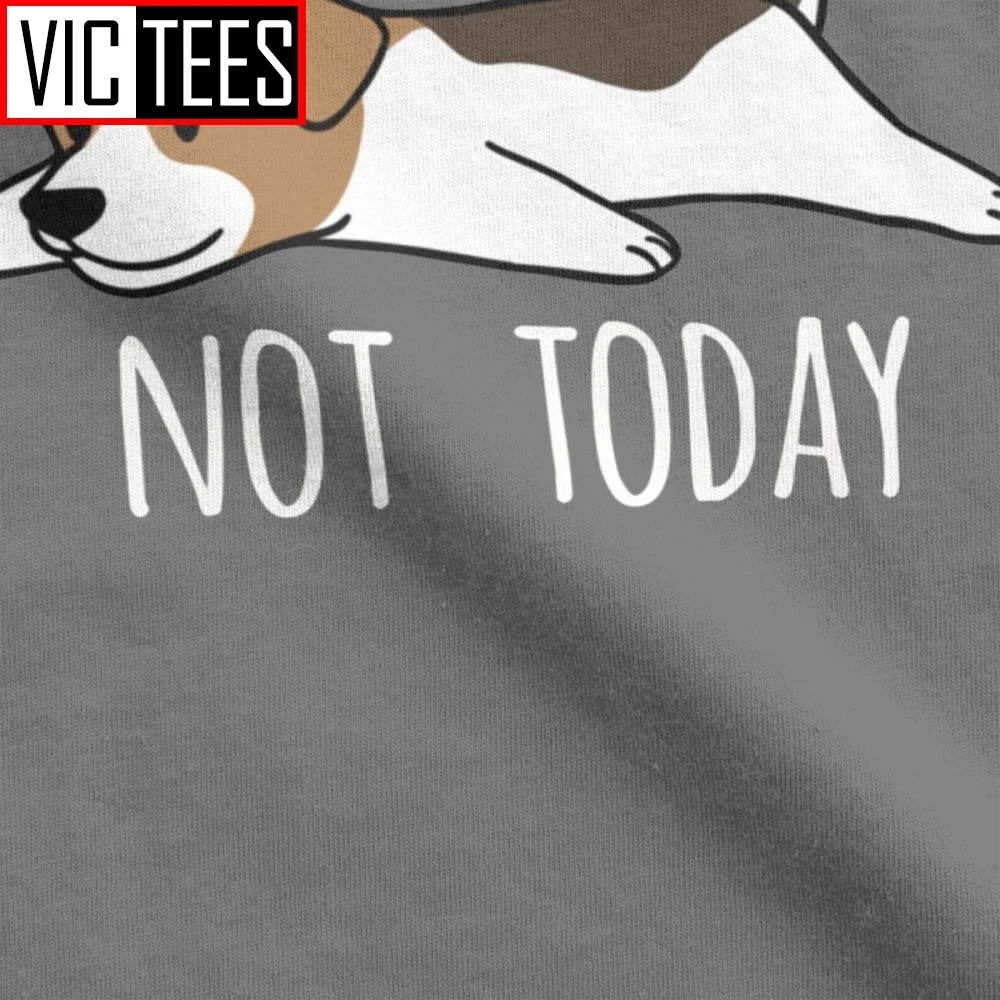 Футболка мужская с забавными надписями Not Today Jack Рассел Terrier хлопковая