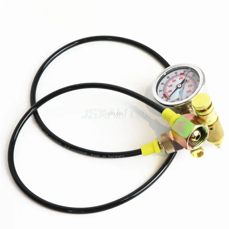 Испытательное устройство для измерения давления на разрушитель экскаватора, устройство для заправки азотом пневматического пистолета машинного крюка, а также фитинги для разрушительного молотка.