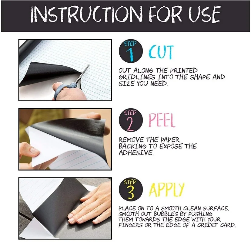 Клейкая самоклеящаяся бумага для рисования большой виниловый стикер клейкая |