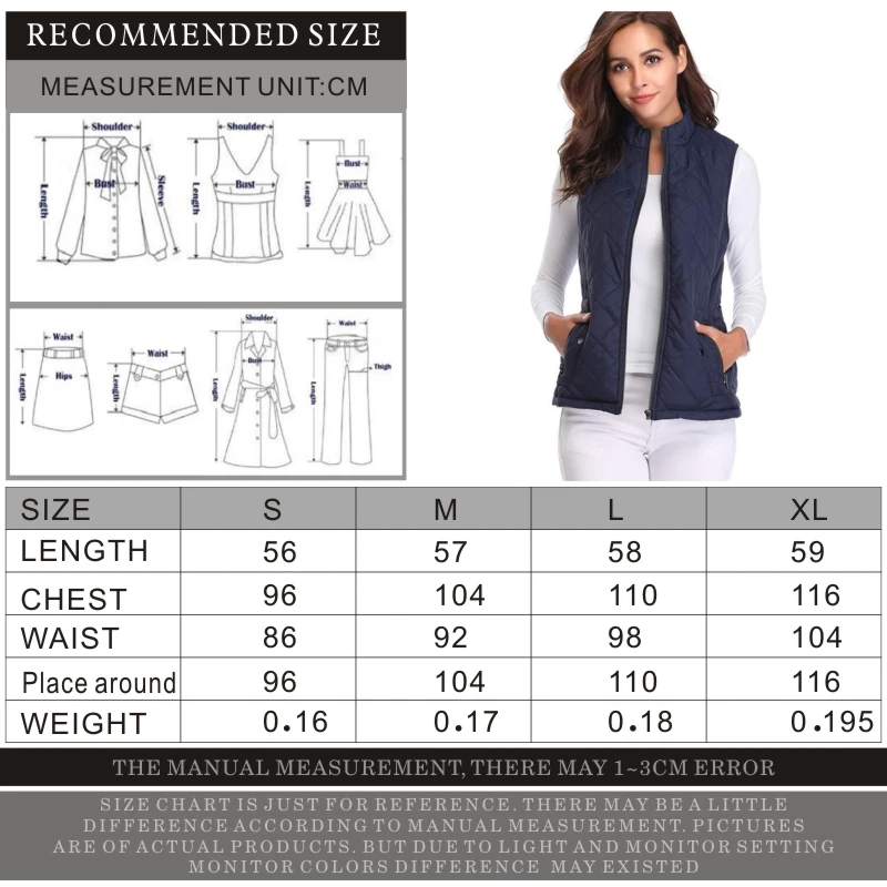 Золотые руки Уличная Повседневная Женская жилетка воротник-стойка без рукавов