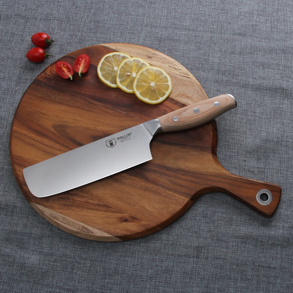 Wallop ножи накири-немецкий кухонный нож мясника из нержавеющей стали