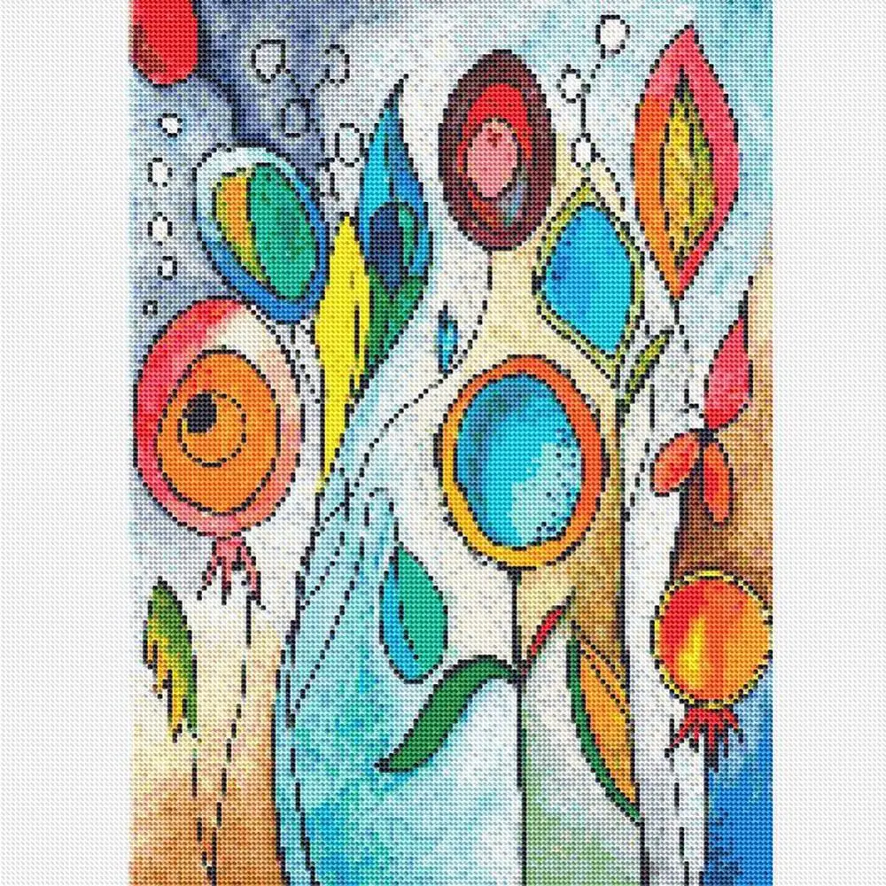 Набор для алмазной живописи сделай сам вышивки 5D абстрактная Радужная живопись