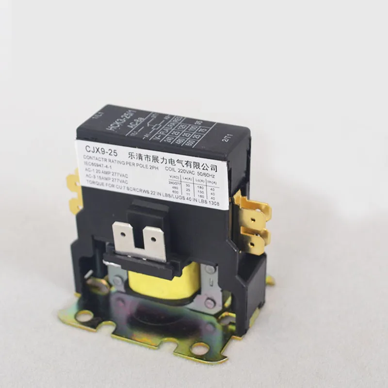 Контактор кондиционера CJX9B-25S/CJX9-25 220V однополярный контактор приемник |
