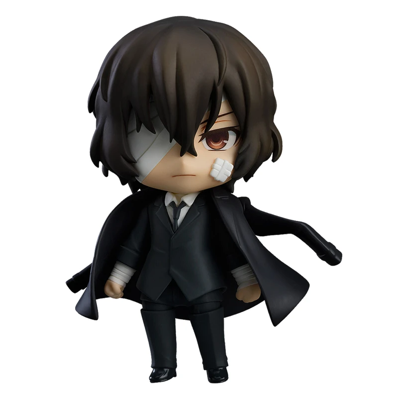 

Pre-Sale Bungo Stray Dogs Dazai Osamu Black Age Ver. Q Version Figure Model Desktop Ornaments Action Figure Cartoon Model Toy