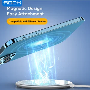 ROCK Wireless Phone Charger 15 W Double-side QI with Suction Cup Fast
Charging for iPhones 8 up to 12 Pro Max and Samsung S20+