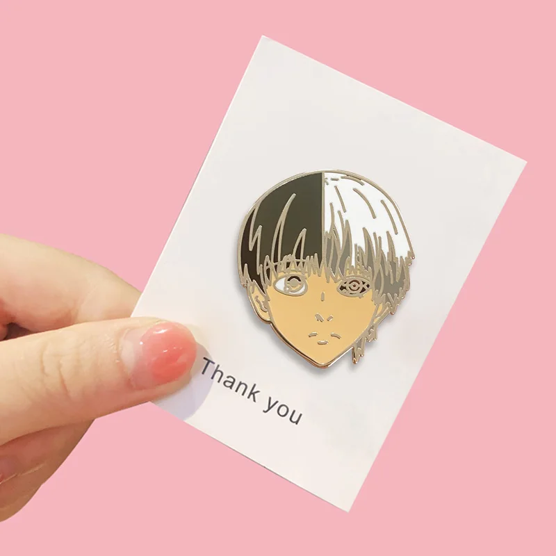 Ken Kaneki One Eyed King Ghoul red eye красивые шпильки TG Chibi японское аниме и брошь Манга |