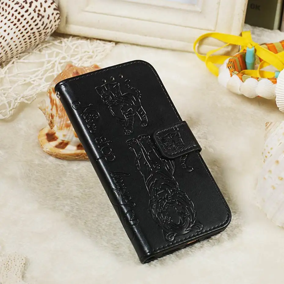 Кожаный флип-чехол с 3D кошкой и тигром для huawei P30 P20 Pro mate 30 Lite P Smart Z Y7 Prime Honor 9X20 Pro 8A 10i Y6