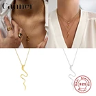 Ожерелье-чокер женское из серебра 925 пробы, ожерелье-подвеска животное пробы