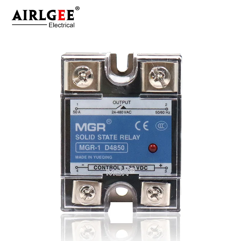 MGR-1 D4850/SSR-50DA Однофазное твердотельное реле 50A DC control AC