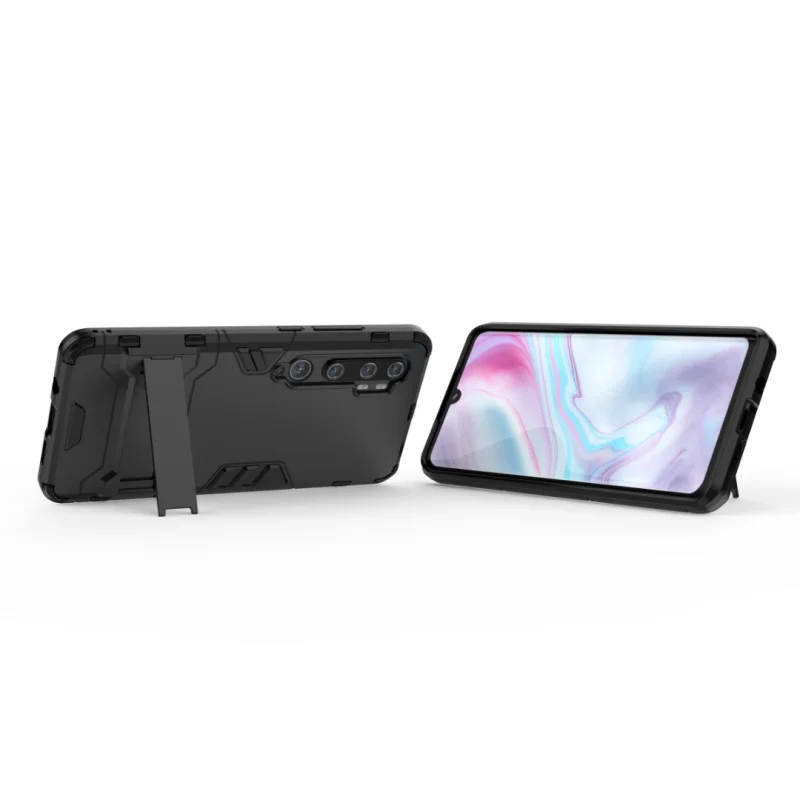 Чехол для Xiaomi Mi Note 10 защитный чехол силиконовый + пластиковый жесткий задней