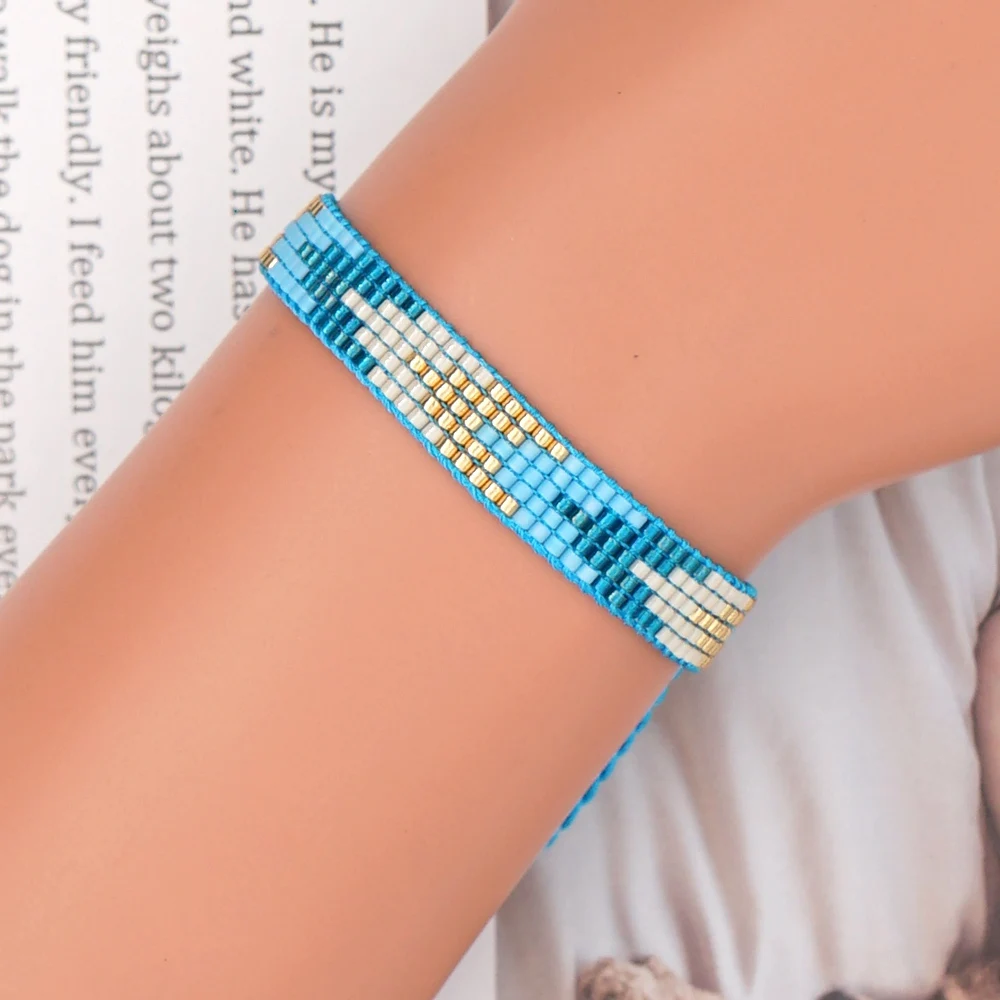 

Go2Boho Boho Beach Arrow Bracelet For Girl Femme Gifts Bohemian Handmade Women's Jewelry Miyuki Jewellery Friendship Bracelets