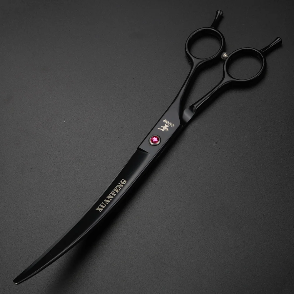 XUANFENG 8 Inch Hair Scissors Dog Grooming Cutting Shear Barber Tool Kit for Cat Animal Set with Bag Comb | Красота и здоровье