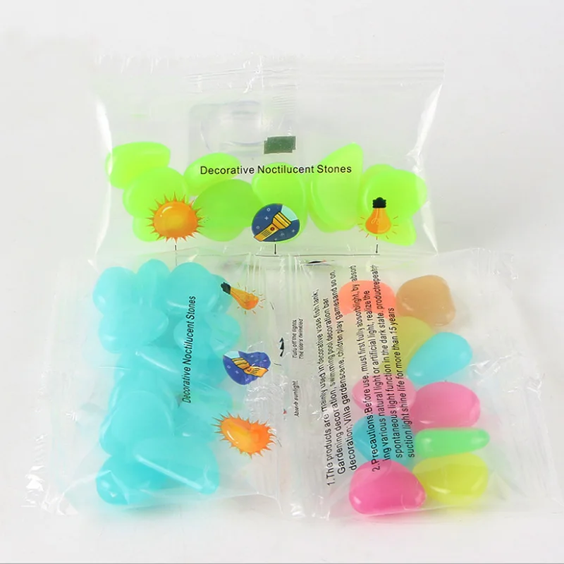 Искусственный камешек каменные украшения для сада фосфоресцирующий камень 10 шт.