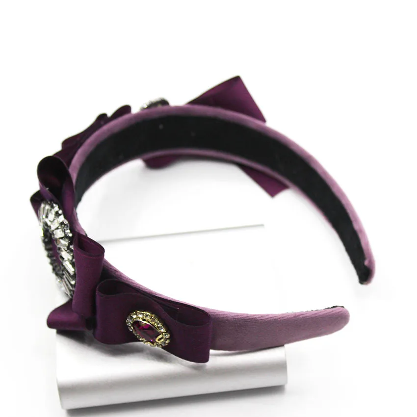 Барокко Стиль пламя птица горный хрусталь геометрическая фиолетовая Женская