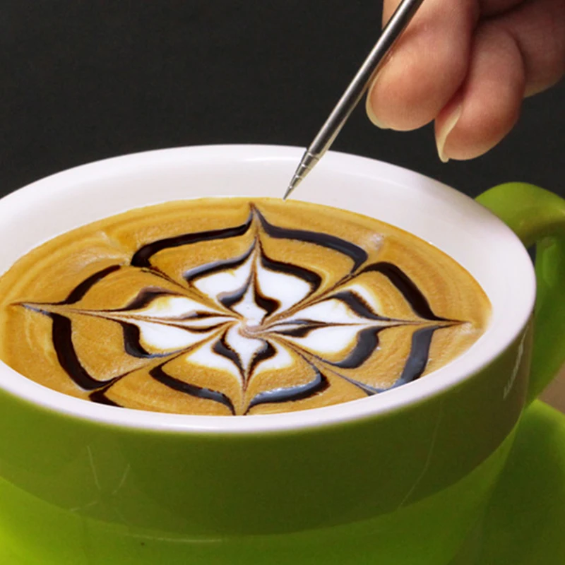 Кофе гирлянда иглы прочный Нержавеющая сталь художественные иголки резная