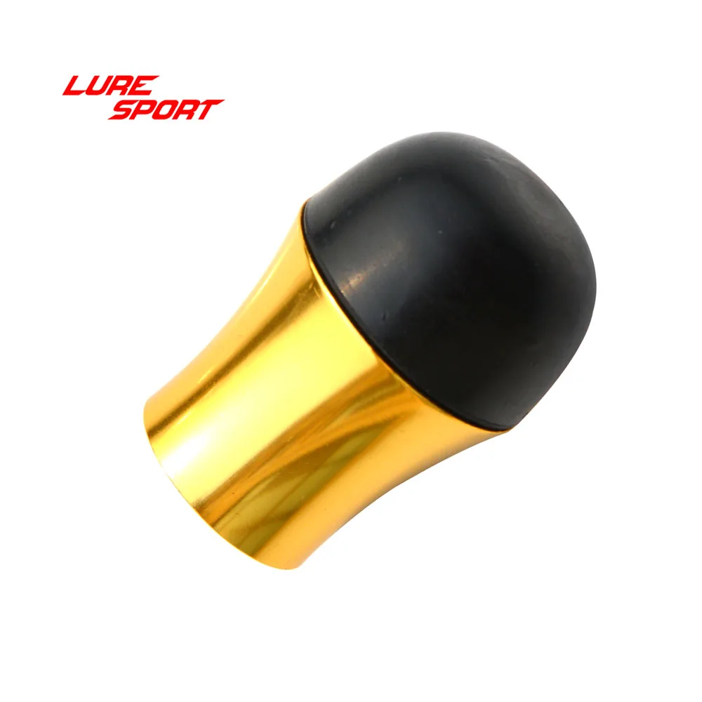 LureSport 4 шт. сверхпрочный алюминиевый бойцовый наконечник резиновый колпачок