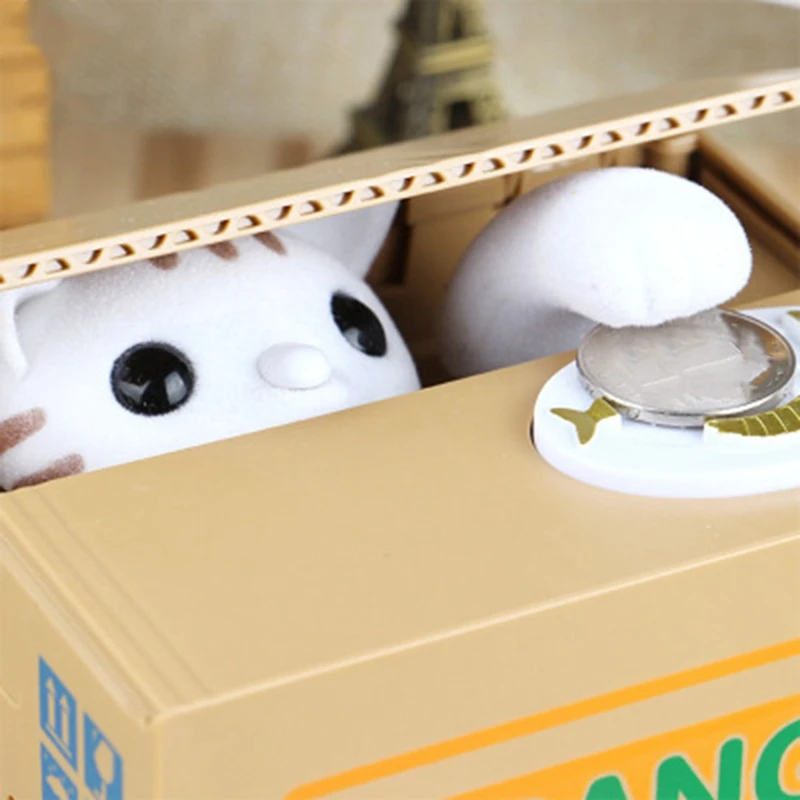 Вор копилки Игрушки подарок Дети автоматический Кранец копилка|Копилки для