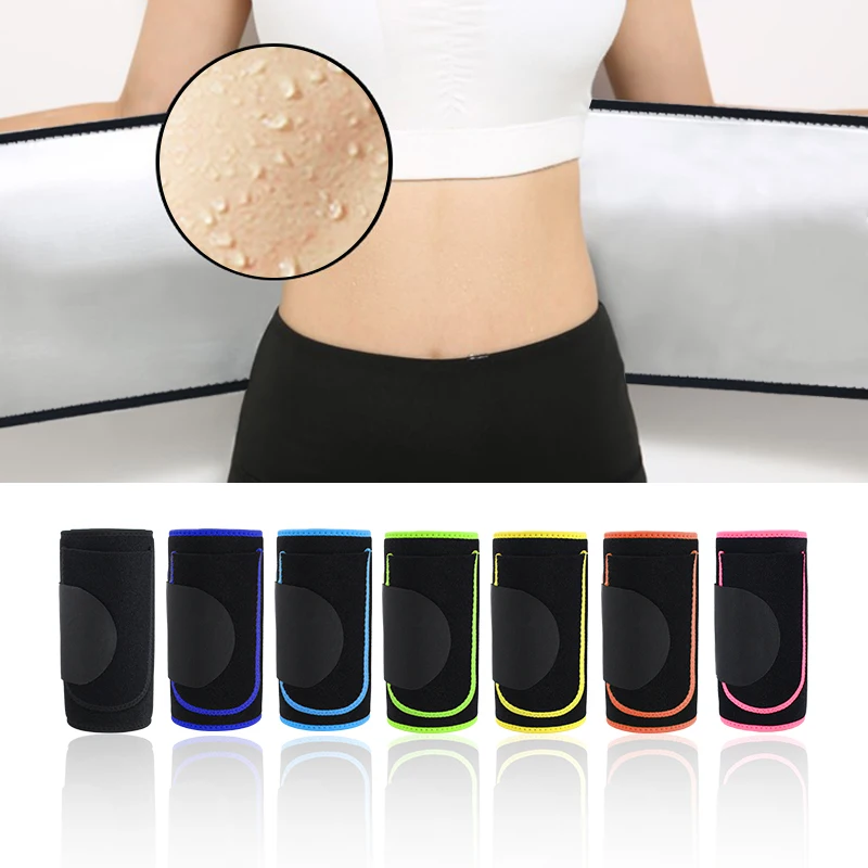 

Sweat Belt Gym Waist Trimmer Neoprene Sweat Enhancer for Fat Burning Wrap Stomach Promotes Slimming Sauna Waist Training Trainer