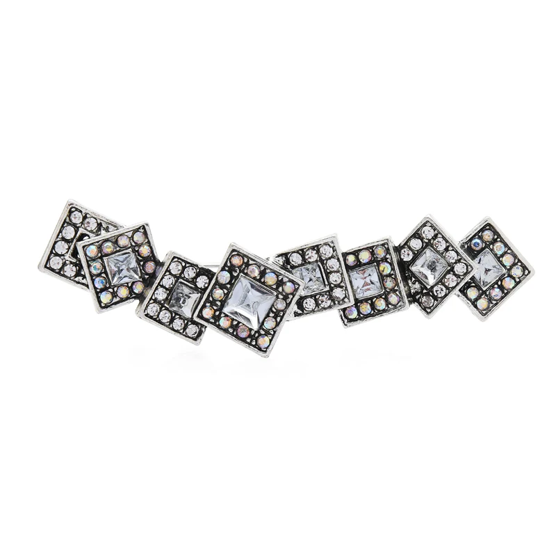 Женская Брошь в стиле панк Wuli &amp baby брошь виде большой буквы стразы 2 цвета