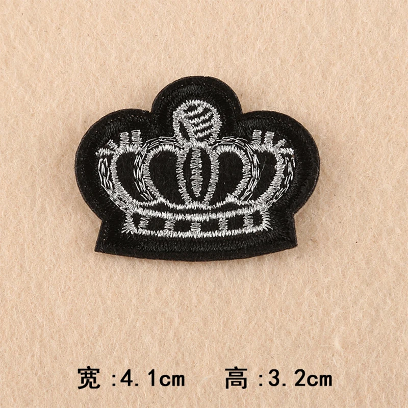 

Embroidery Patches Clothing Accessories Small Patch Down Jacket Hole Patch Cartoon Badge Letters Cloth Stickers Iron on Patch