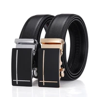 peikong mens belts luxury brand automatic buckle designer for men high quality leather male waist fashion black vintage belt