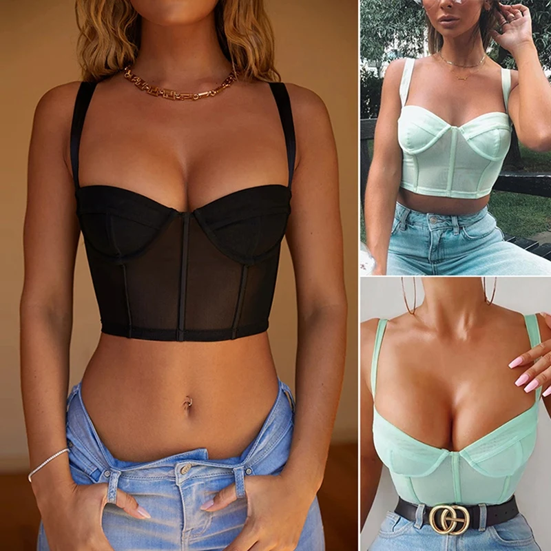 

Women's Fashion Sexy Solid Color Halter Backless Vest Top