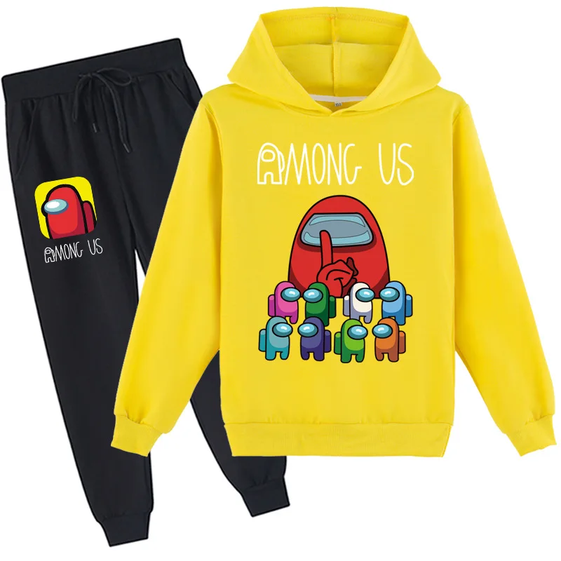 

2-16Y Game Crewmate Among Us Clothing Sets Kids Among Us Hoodie Boys Tracksuit Top +Pants 2pcs Set Children Girls Birthday Suit