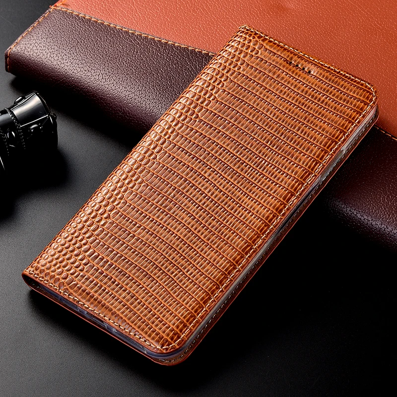 

Lizard pattern Genuine Leather Case For Samsung Galaxy M10 M20 M30 M31 M40 M50 M10S M20S M30S M31S Flip Wallet Phone Cover