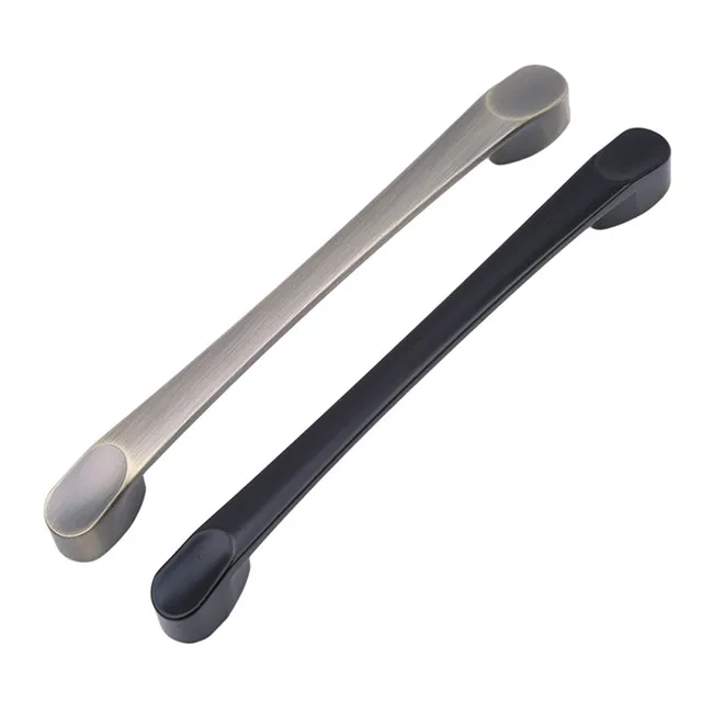 Черная дверная ручка ручки и для кухонного шкафа мебели ящика дверные