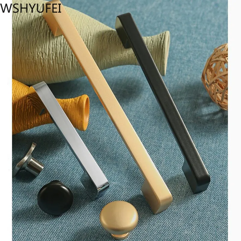 Ручка для шкафа из сплава золотого и черного цвета|Ручки шкафа| |