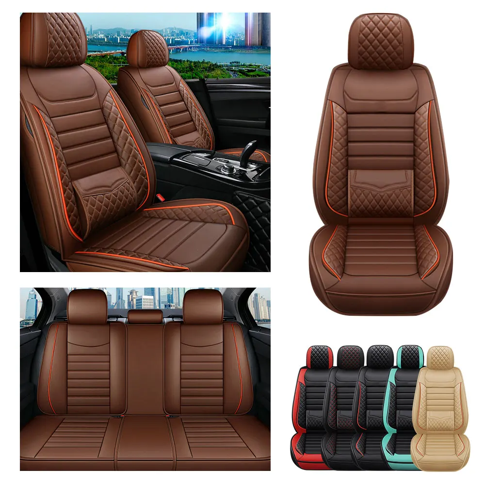 

Car Seat Cover For Mercedes Benz CLS C219 C218 ML-Class GL-Class X164 Leather All season protection Car Seat Cushion Cover 5seat